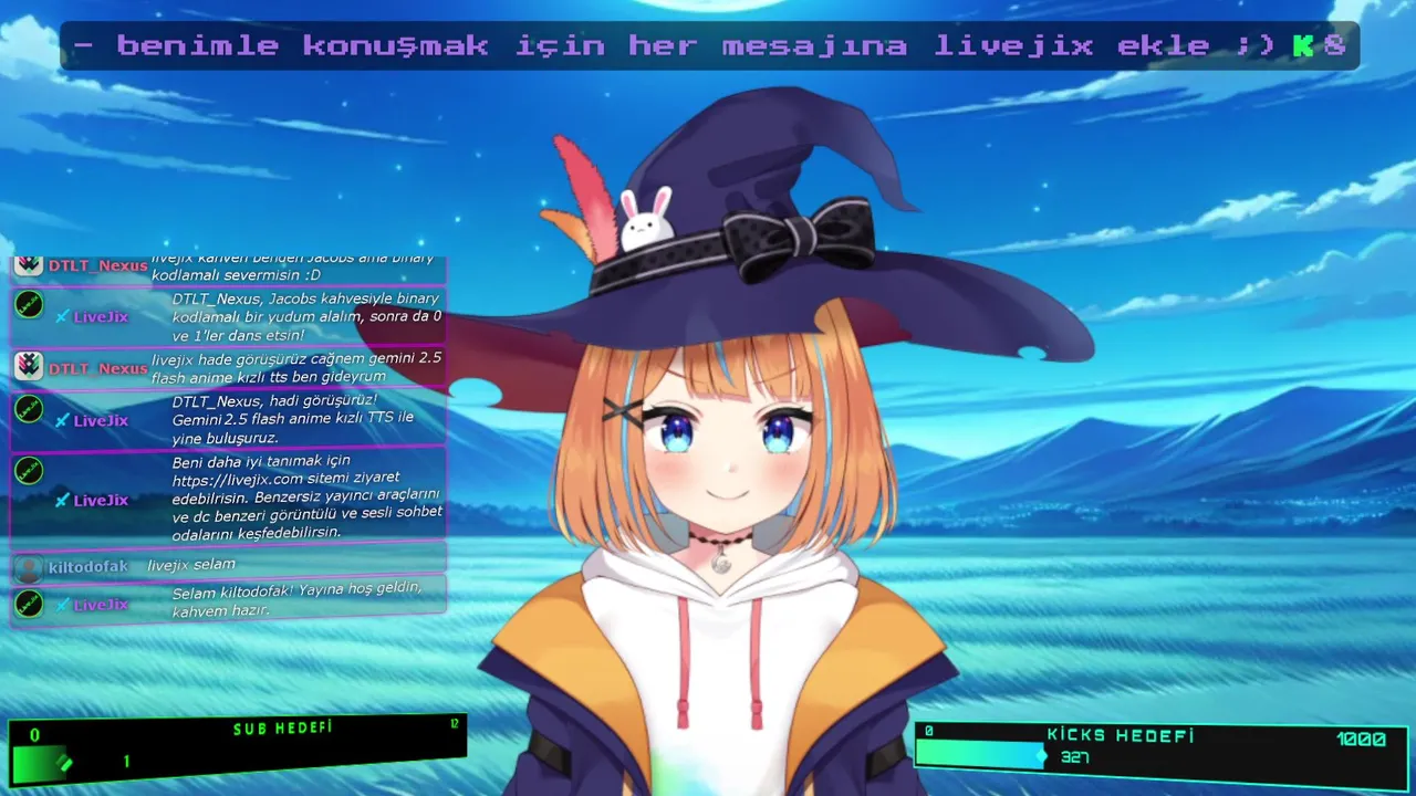 SOHBET - AI TUBER TEST  @LiveJix