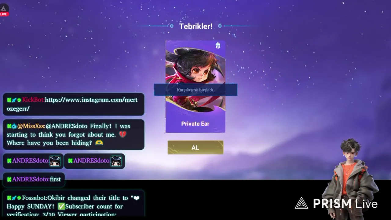 ❤Happy Saturday! ✅Subscriber count for verification: 3/10 Viewer participation: 11.05/50❤❤ Zooba game with you! !discod