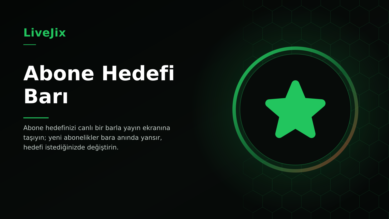 Abone Hedefi Barı