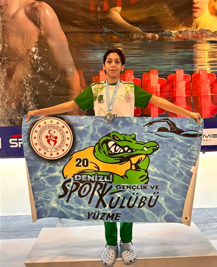 Denizlili İbrahim Kaan Polat Türkiye Açık Su Yüzme Şampiyonu Oldu