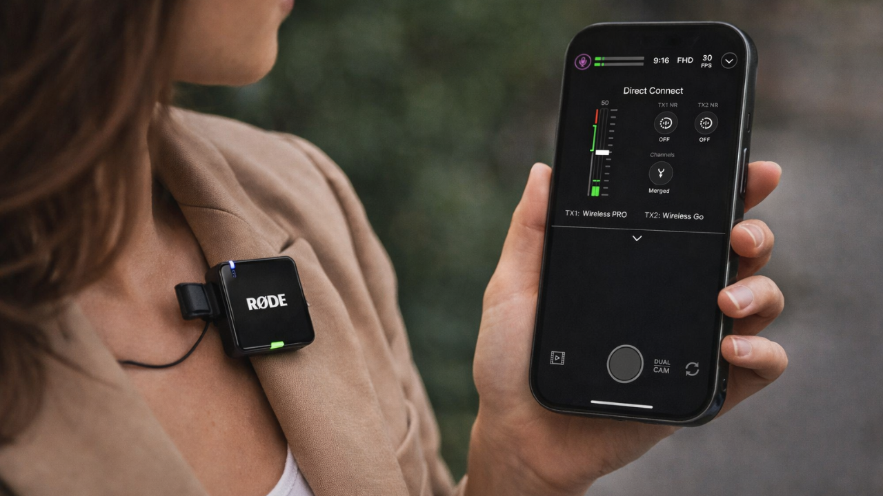 Rode Wireless Pro ve Wireless Go Modelleri İçin Direct Connect Güncellemesi Yayınlandı
