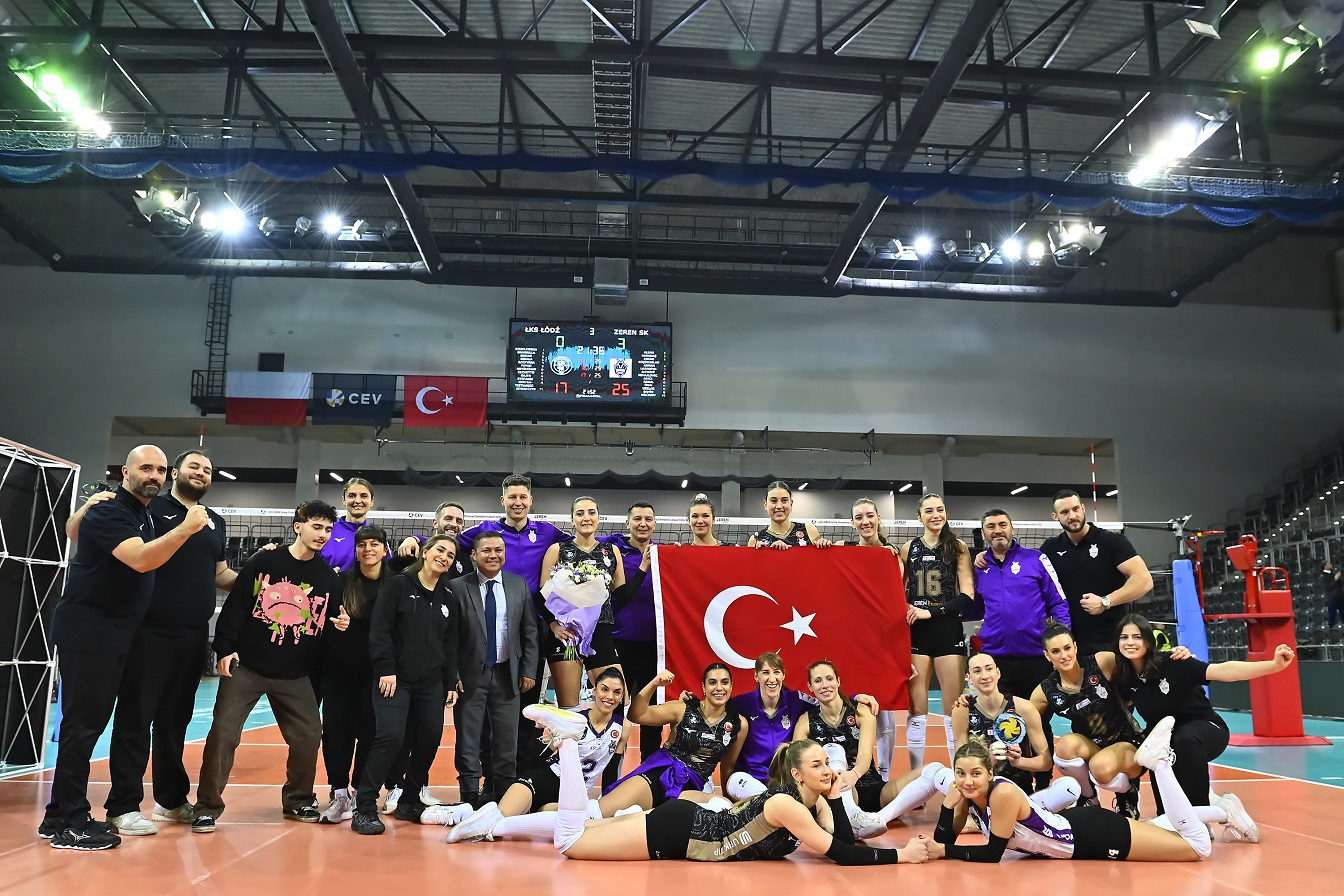 Zeren Spor, Avrupa Sahnesinde LKS Commercecon Lodz'u 3-0 Mağlup Etti