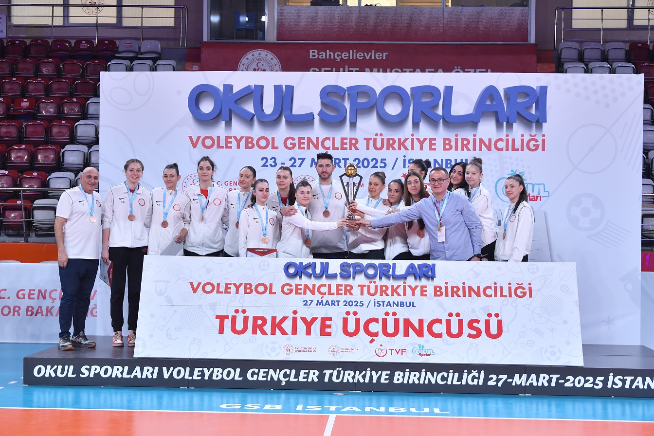 TVF Spor Lisesi Kadın Voleybol Takımımız Türkiye Üçüncüsü - Türkiye Voleybol Federasyonu | TVF