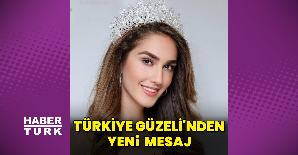 Türkiye Güzeli İdil Bilgen'den yeni mesaj - Magazin haberleri