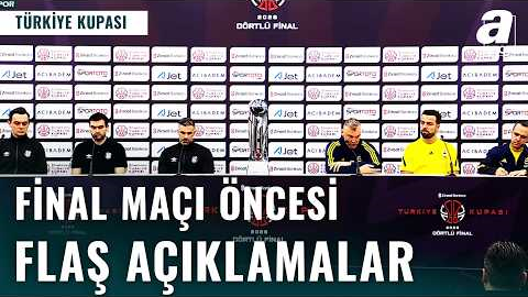 Fenerbahçe Beko-Beşiktaş GAİN Maçı Öncesi Açıklamalar | Ziraat Bankası Basketbol Türkiye Kupası