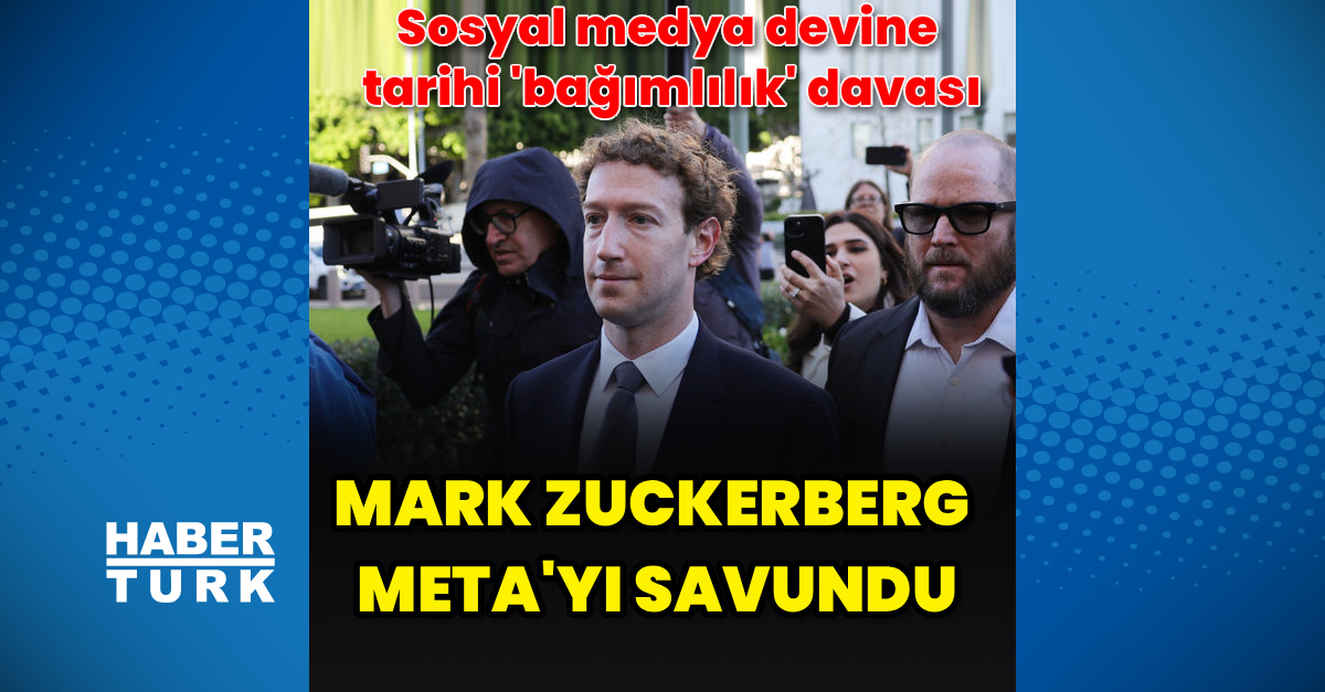 Sosyal medya devlerine tarihi 'bağımlılık' davası: Meta CEO'su Mark Zuckerberg Meta'yı savundu - Teknoloji Haberleri