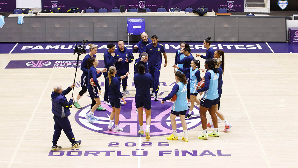 Fenerbahçe Opet, Türkiye Kupası Yarı Final maçının hazırlıklarını tamamladı