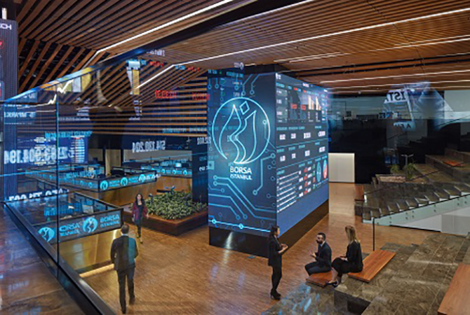 Borsa İstanbul'da BIST 100 Endeksi İlk Yarıyı 13.771 Puandan Kapattı