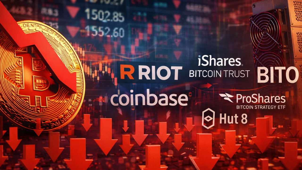 Bitcoin’deki Düşüş Kripto Hisselerini ve ETF’leri Vurdu: MicroStrategy ve Coinbase Kayıpta
