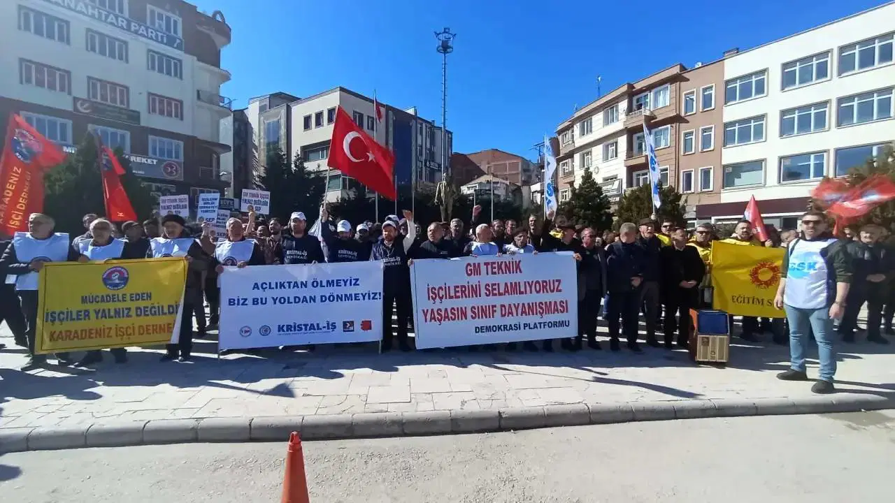 GM Teknik Glass Workers' Strike in Amasya Merzifon Reaches 220th Day