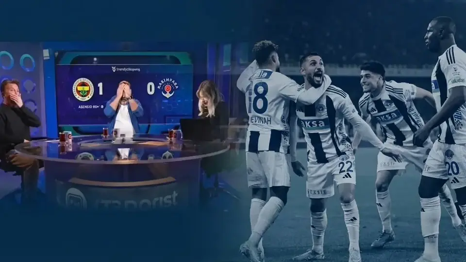 Emre Bol canlı yayında şoku yaşadı! Sosyal medyada viral olan görüntüler ortaya çıktı | Fenerbahçe Kasımpaşa maçı