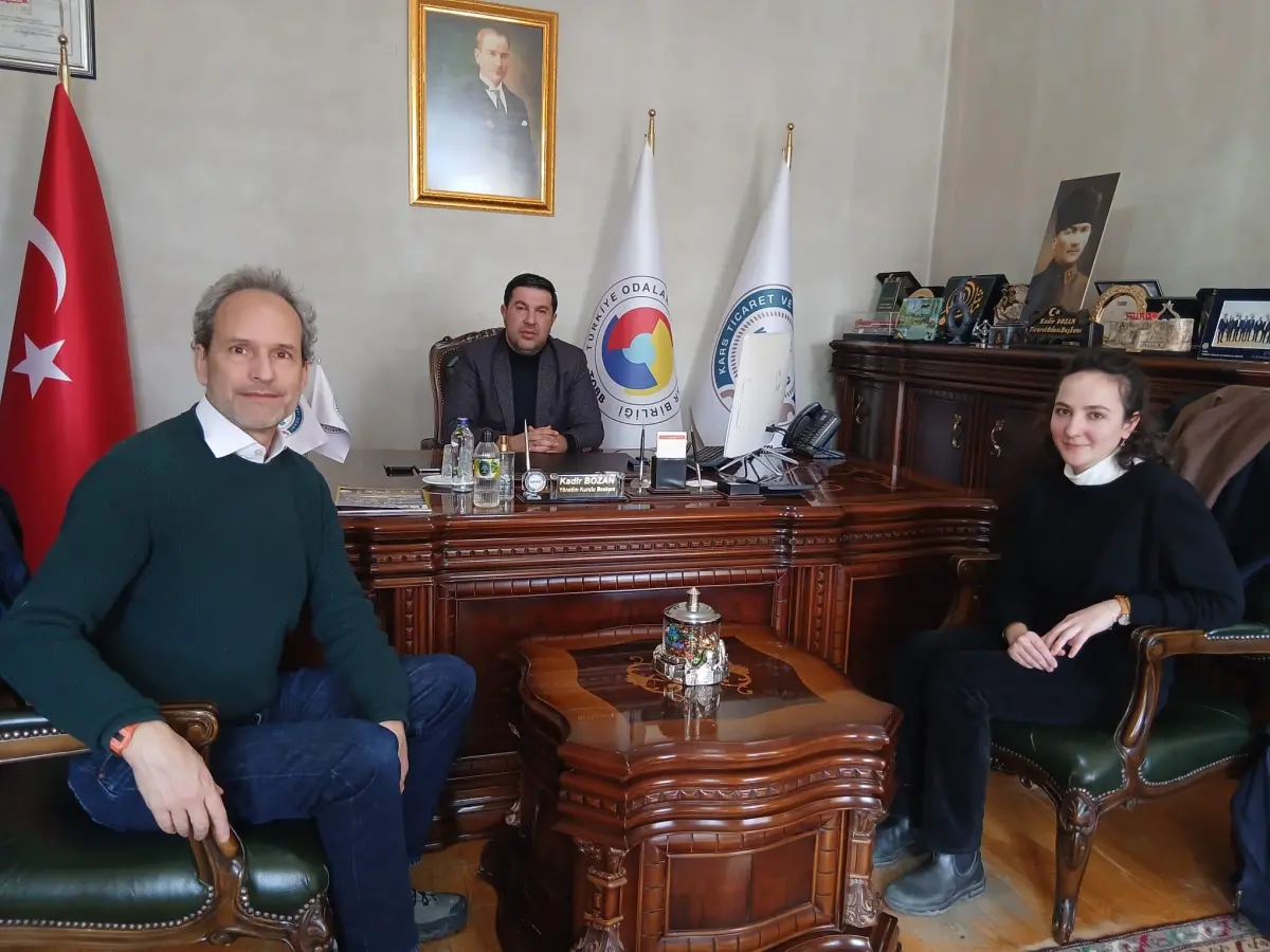 Kars Ticaret ve Sanayi Odası’nda uluslararası ekonomi gündemi