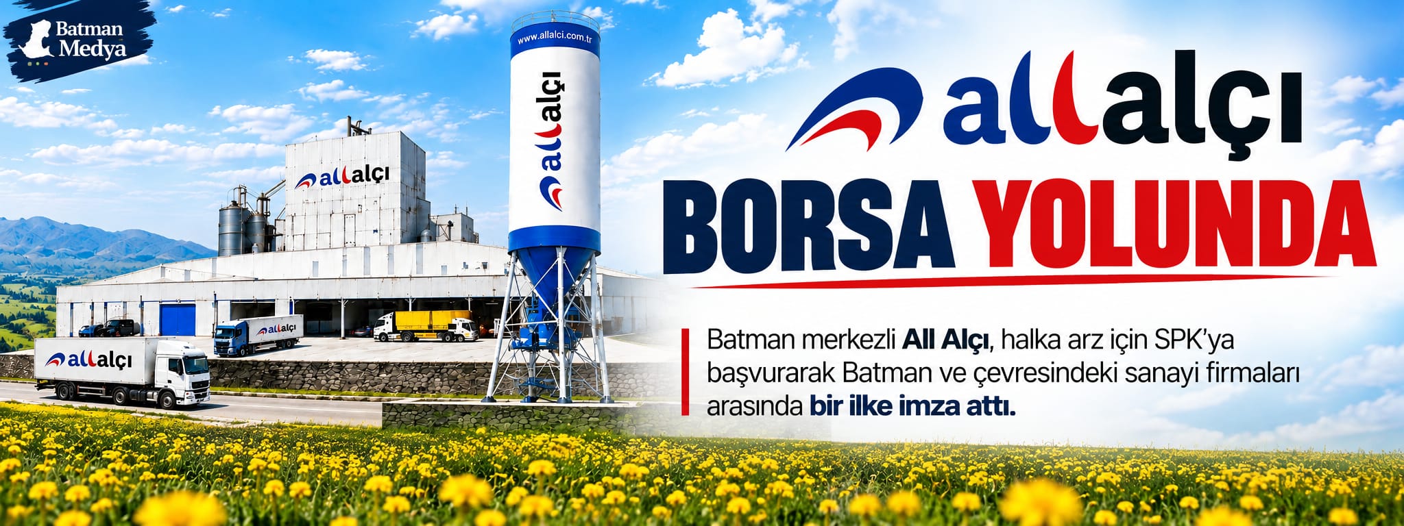 All Alçı Batman’da Halka Arz İçin SPK’ya Başvurdu