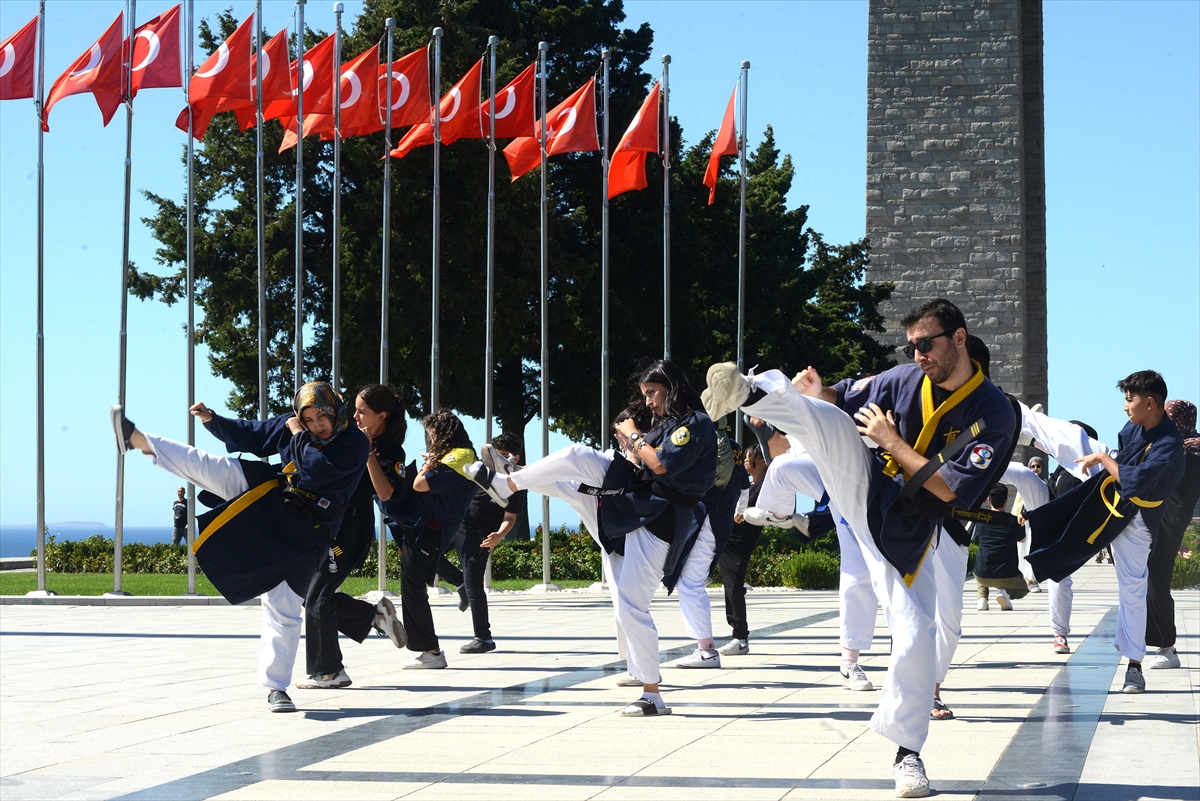 Sayokan Gösterisi Çanakkale Şehitler Abidesi'nde Gerçekleştirildi