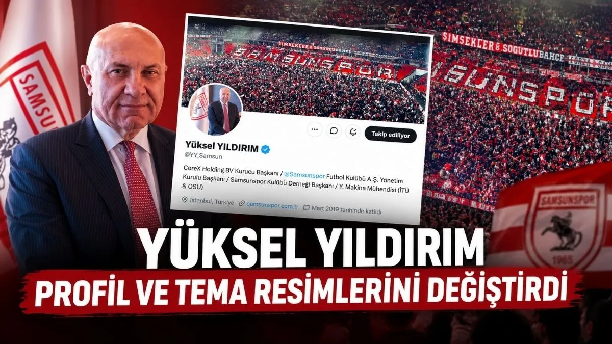 Yüksel Yıldırım Shares New Profile and Cover Photos on X