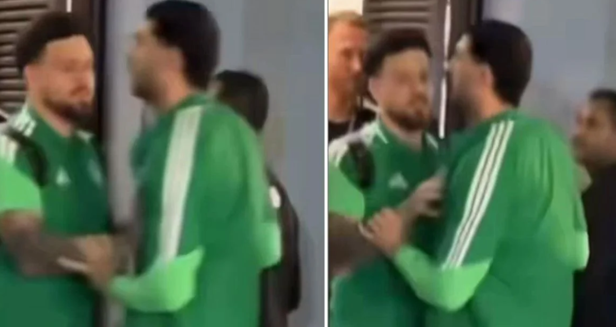 Merih Demiral Enters Al Qadsiah's Locker Room