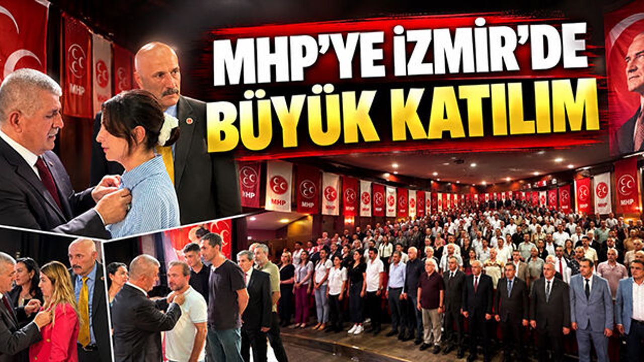 MHP Izmir Leader Veysel Sahin Awards 500 New Members in Karşıyaka