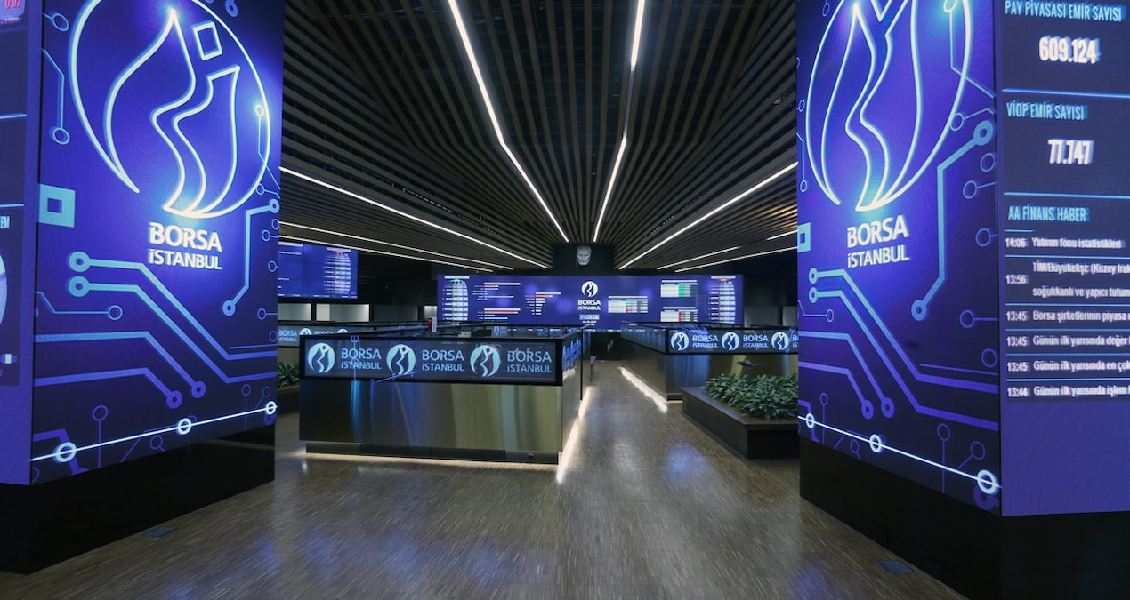 Borsa İstanbul'da BIST 100 Endeksi İlk Yarıda %0,81 Artışla 14.522,59 Puan