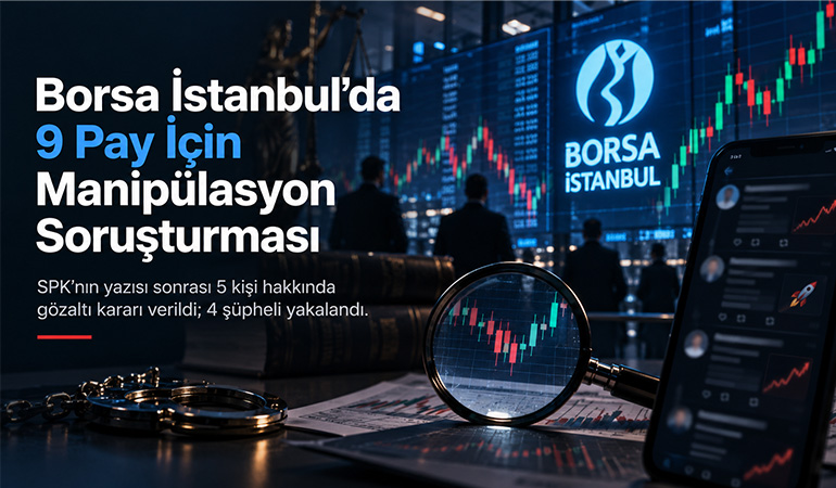 Borsa İstanbul’da 9 Pay İçin Manipülasyon Soruşturması: 4 Kişi Gözaltında