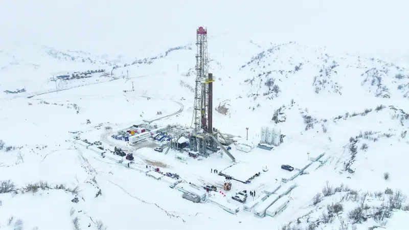 Gabar Dağı'nda Zorlu Kış Şartlarına Rağmen Petrol Üretimi Kesintisiz Sürüyor